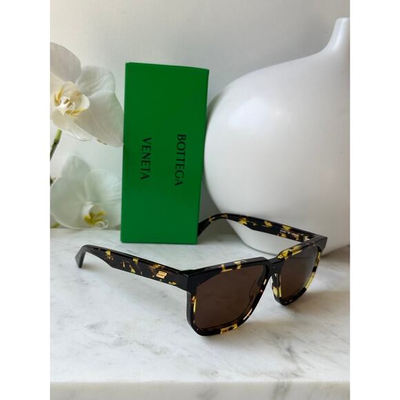 NEW Bottega Veneta BV1033S Unisex Havana Brown Sunglasses main image 5